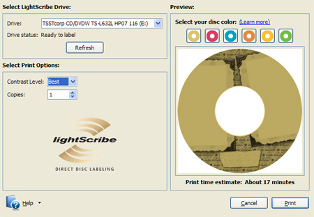 Lightscribe download